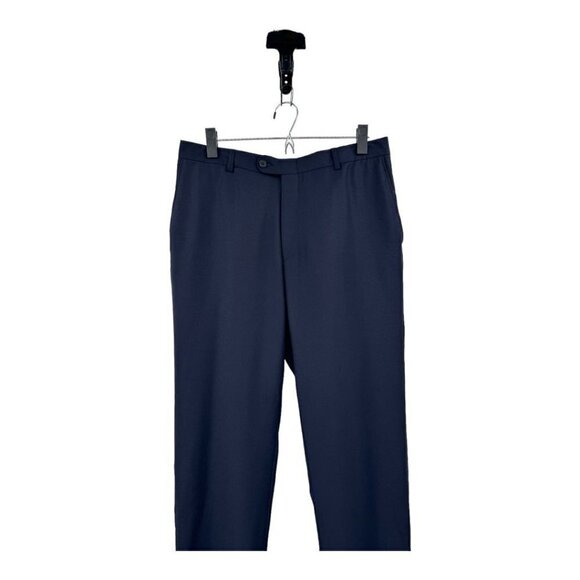 Hickey Freeman Milburn II Navy Suit Pants 36L NWT - Picture 2 of 7